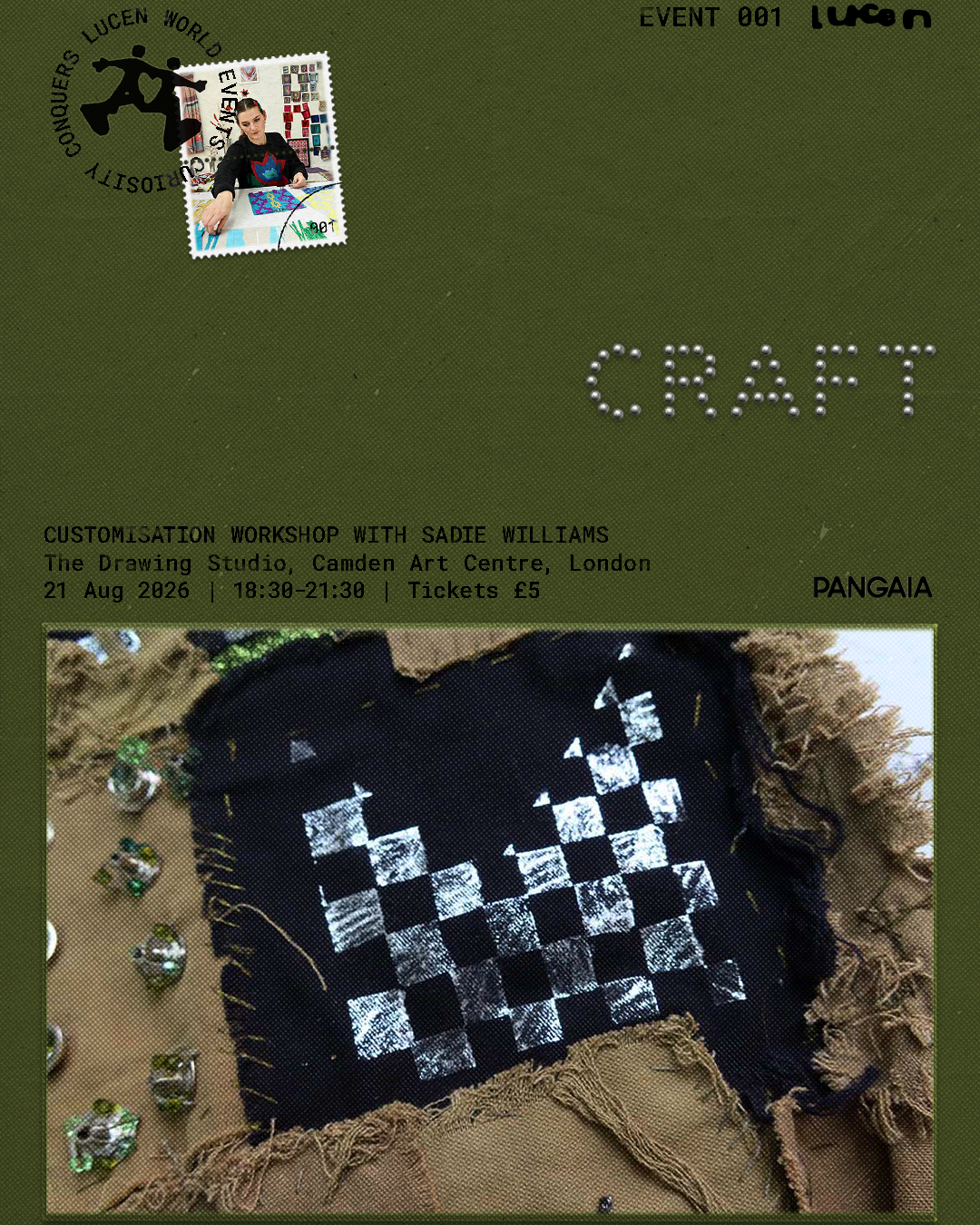 EVENT 001 Customisation Workshop with Sadie Williams